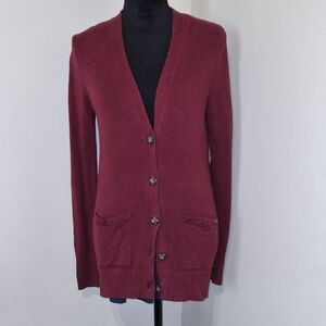 Hollister Deep Red Women's Cardigan
